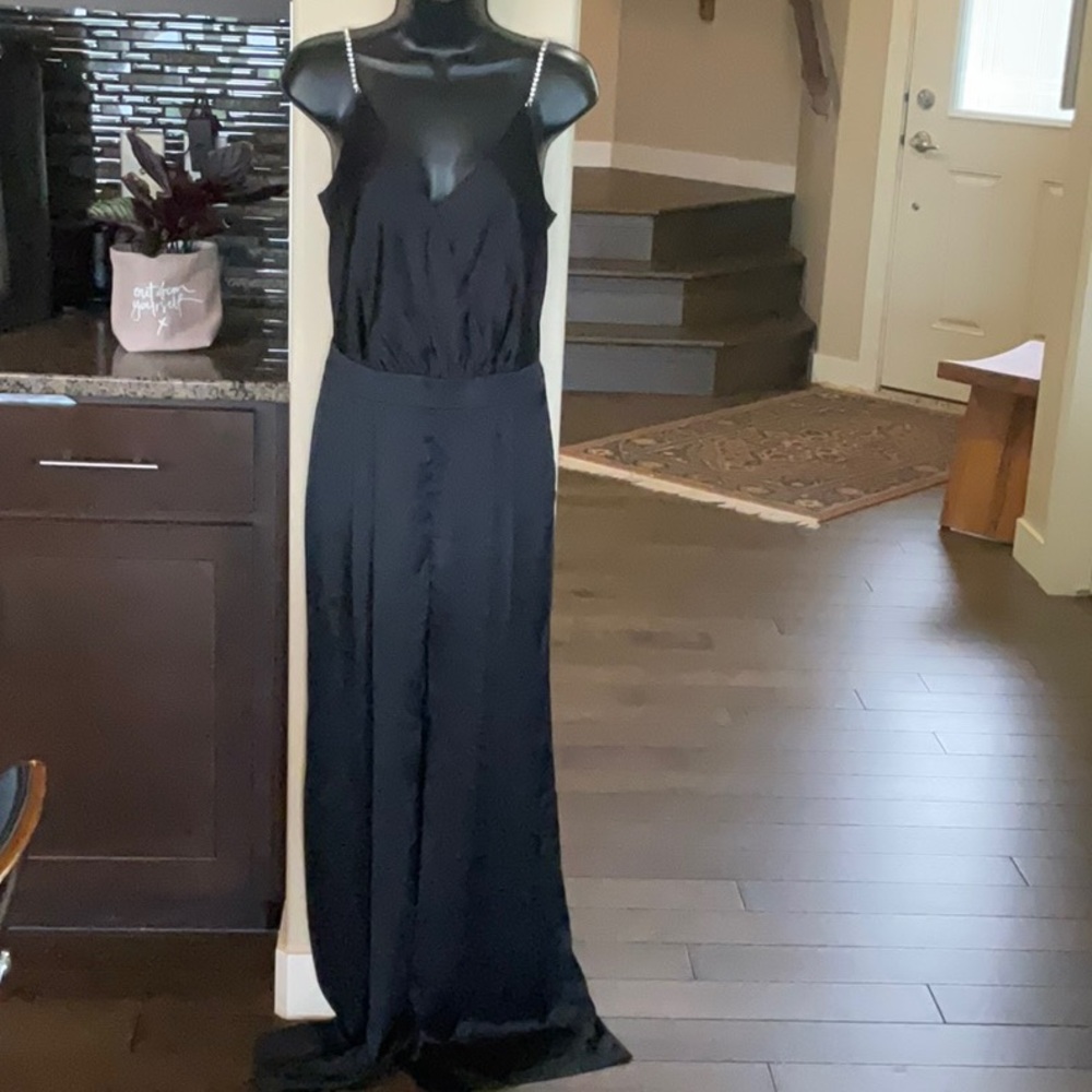 Michael Kors Black Wide Leg Jumpsuit
